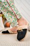 Winter House Slippers Black Plush Woolen Women's Slippers Guest Dowry Bundle Bridal Slippers - 4