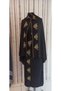 Medina Silk Embroidered Tied Prayer Dress+Shawl, Silk Morning Gowns, Dowry Prayer Dress & Morning Gowns - 5