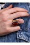 Natural Stone Agate Natural Stone Adjustable Women's Ring
