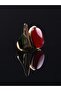 Natural Stone Agate Natural Stone Adjustable Women's Ring - 3