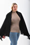 Black Shawl Fleece - 2