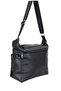 Women's Multi-Compartment Washed Leather Crossbody Bag - 3