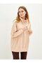 Stand Collar Plain Long Sleeve Women's Sweatshirt - 3