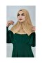 وشاح حجاب بونيه ذهبي - 4