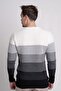 Striped Color Block Knitwear Sweater - 4