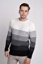 Striped Color Block Knitwear Sweater