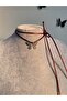 string butterfly choker necklace