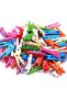 100 Colorful Mini Wooden Pegs - 7