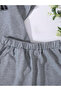 gray newyork printed children's bottom set with shorts - 3