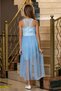 Children's Blue Evening Dress - Evening Dress - Graduation Wedding Dress 9 Years - 10 Years - 11 Years - 12 Years - 13 Years - 2