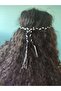 Fan Braid Bracelet Hair Band (Yellow Red Yellow Navy Blue Black White Red White) - 8