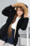 Girl's Removable Hooded Waterproof Down Coat - 2