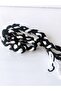Fan Braid Bracelet Hair Band (Yellow Red Yellow Navy Blue Black White Red White) - 2