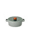 Fika Aluminum Cast Gray 6 Piece Pot Pan Set with Glass Lid - 2