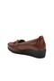 137 Tan Genuine Leather Women's Casual Shoes - 4