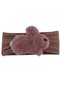 Minnoş TavşanlıGirl's HeadbandSoft Furry Rabbit ElasticGirl Bandana - 3