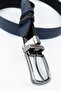 Genuine Leather 3.5cm Classic Men's Belt with Double-Sided Rotating Buckle - 3