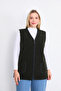 Khaki Green Fleece Vest - 6