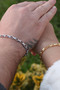 2 Pieces Square Embroidered Lover Couple bracelet - 2