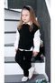 Trendy Girl's 3-Piece Knitwear Set with Hair Band, Trousers, Open Sides and Tie Detail Sweaters - 3