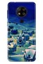P13 Blue Max 2020 6.49" Compatible Case Pattern Printed Silicone Cold Village