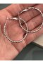 Glitter Big Hoop Earrings