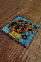 Van Gogh Artifact Printed Natural Stone Trivet 15X15Cm Pot Pan Mat - 2