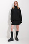 Woman's Black Turtleneck Sweater and Pleated Skirt Set ALC-X11603 - 4