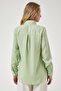 Women's Light Green Soft Textured Basic Shirt DD01297 - 5
