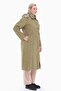 Women's Large Size Hooded 120 Cm Mink Quilted Coat 1020 - 3
