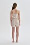 Salmon Strap Modal Jumpsuit Nightgown - 2