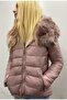 Women's Italian Design Hooded Double Sided Long Sleeve Coat - 4
