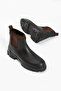 Brown Matte Waterproof Women's Boots with Warm Scuba Lining Ft2024