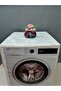 GREEN WHITE DUCK FABRIC WASHING AND DRYER COVER 120X60CM - 6