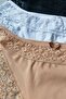 Women's Laser Cut Lace Slip Panties 3-Piece Pack Set - Kts3101 Model-1 - 7