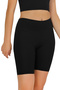 Women's High Waist Corded Fabric Leggings Ktyt115 Black - 4