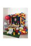 100 Pieces Cotton Colors Metallic Balloons and Balloon Chain Yellow Red Navy Blue Theme Party - 3