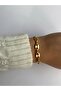 Oyster Model Gold Women's Chain Bracelet - 5