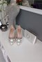 Sedef Satin Bag Combination 9cm Heeled Zara Accessory Stiletto Evening Dress Women's Wedding Dress Shoes