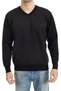 Men's Middle Age and Above Tight Woven Knitwear Knitted Acrylic Winter Dad V-neck Sweater 2060 - 4