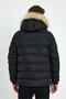 /9094-Men's Inflatable Coat with Hood - Black - 7