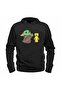 Baby Yoda Black Children's Sweatshirt