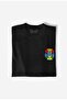 Digital Printed Children's Black T-shirt with Lion Picture - 2