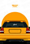 ghost Ghost Lettering JDM Car-Motorcycle Glass Sticker 11.6x6cm - 2