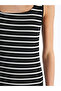 LCW Vision U Collar Striped Women's Dress - 4