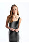 LCW Vision U Collar Striped Women's Dress - 3