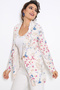 Floral Patterned Buttoned Blazer Jacket - 2