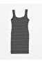 LCW Vision U Collar Striped Women's Dress - 8