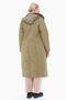 Women's Large Size Hooded 120 Cm Mink Quilted Coat 1020 - 5