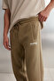 Bernon Men's Soft Elastic Tight-Fitting Three-Pocket Organic Cotton Khaki Sweatpants - 3